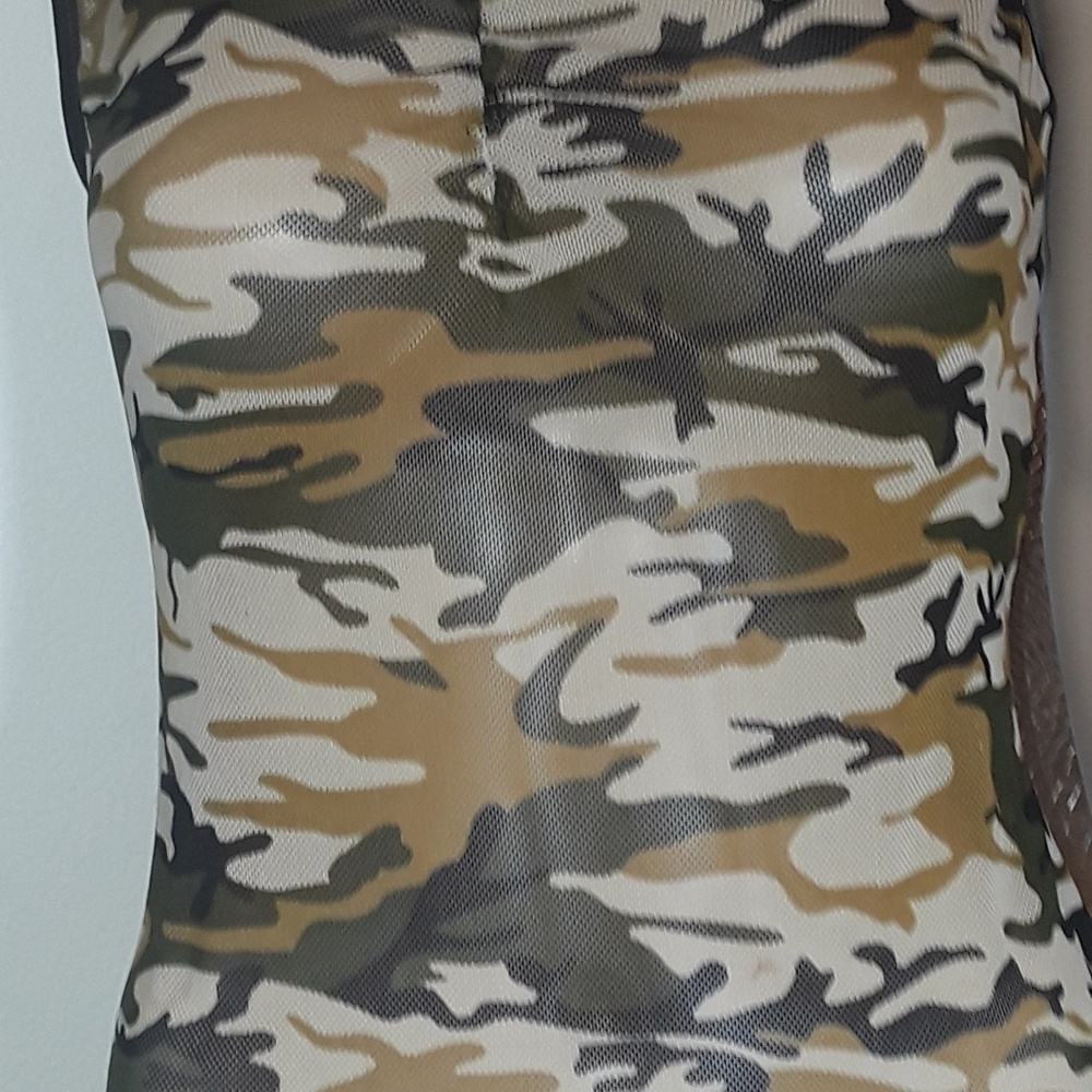 Camouflaged tank top